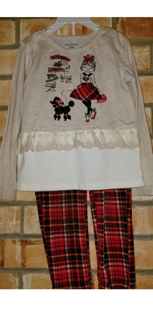 Toddler shirt and pants set.
